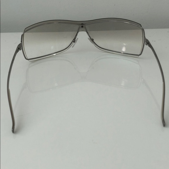 GUCCI METAL FRAME SILVER SYSTEM SUNGLASSES - Picture 6 of 8